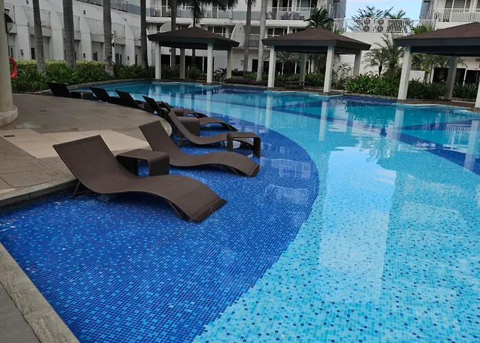 Cozy 1br Balcony Pool View With Wifi & Netflix Near Moa And Naia Airport Aparthotel